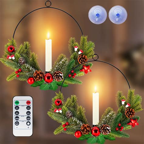 battery lighted wreaths timer